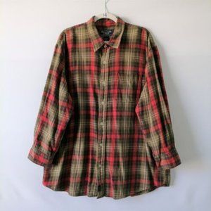 Abercrombie & Fitch Mens Multicolor Long Sleeve Plaid Button-Up Shirt Size XL